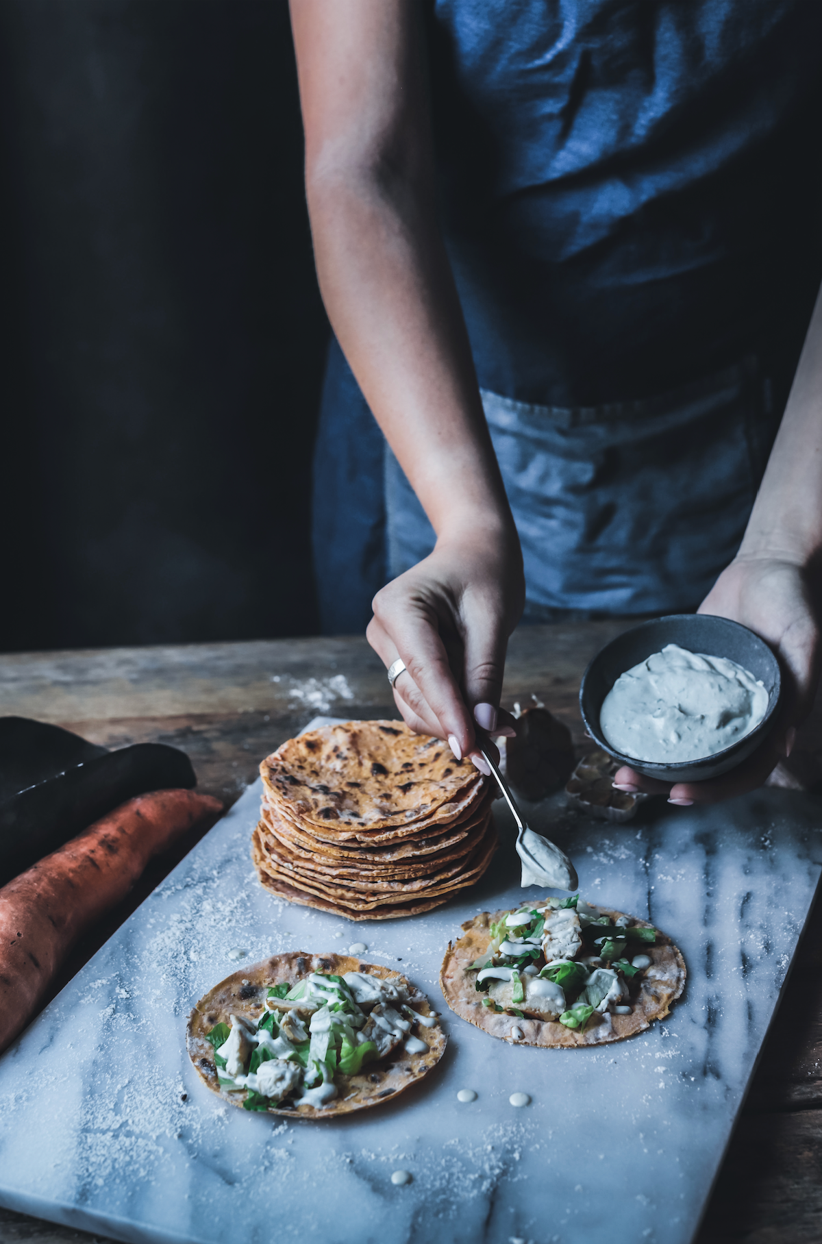 Sweet Potato Flatbread