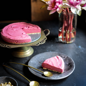 Papaya Beet Frozen 'Cheesecake'