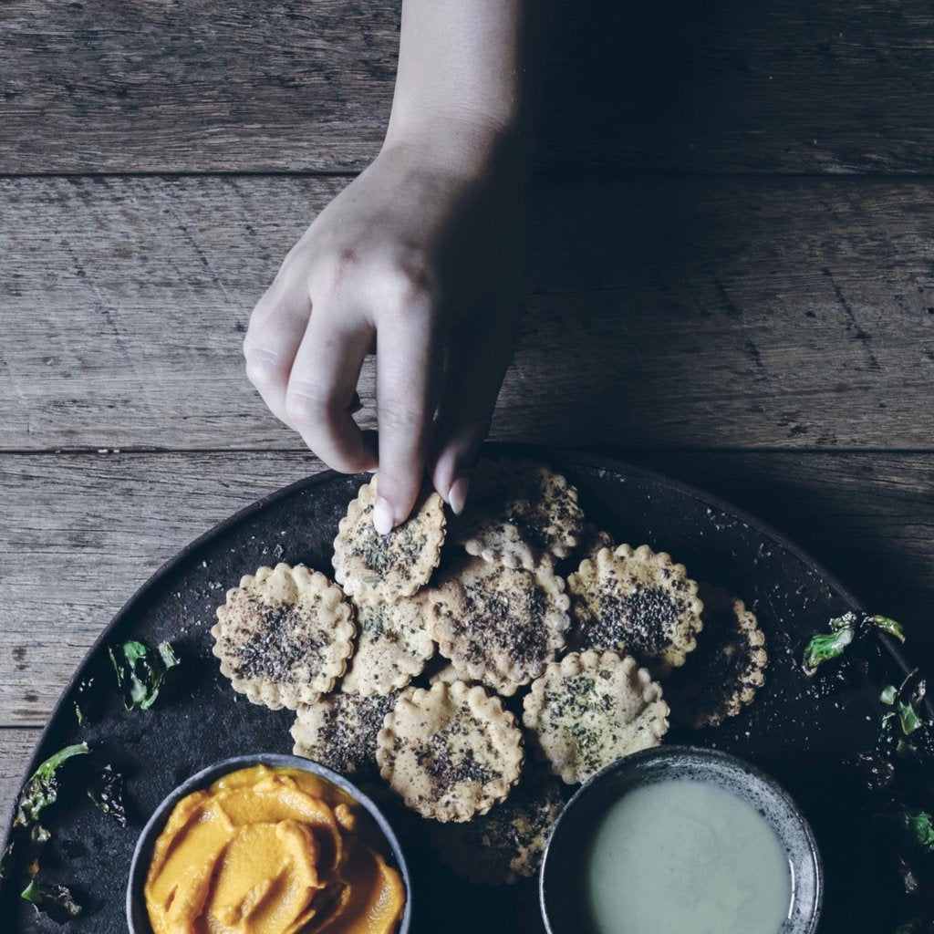 Gluten-Free Chickpea Crackers