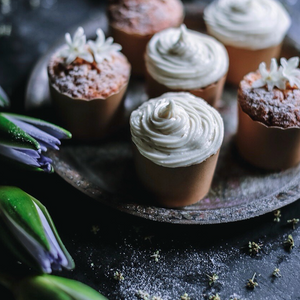 Carrot & Pear Cupcakes