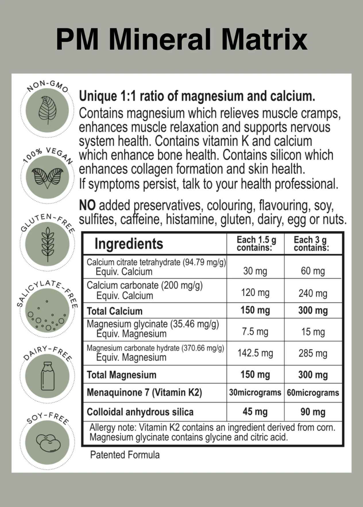 PM Mineral Matrix